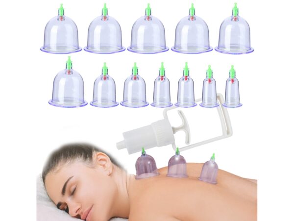 BAŃKI CHIŃSKIE PRÓŻNIOWE BEZOGNIOWE CELLULIT 12szt