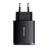 BASEUS ŁADOWARKA SIECIOWA USB-C 2X USB-A 30W PD QC3.0 3705 UNIWERSALNA CCXJ-E01