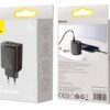 BASEUS ŁADOWARKA SIECIOWA USB-C 2X USB-A 30W PD QC3.0 3705 UNIWERSALNA CCXJ-E01