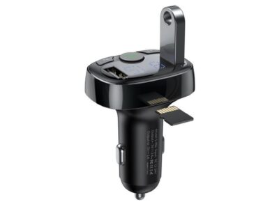 BASEUS TRANSMITER FM BLUETOOTH MP3 ŁADOWARKA SAMOCHODOWA 2X USB TF MICROSD 3.4A CCMT000001 1450 UNIWERSALNY CCTM-01