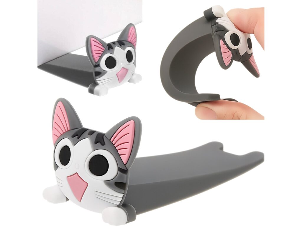 BLOKADA DRZWI STOPER ZABEZPIECZENIE KLIN GUMOWY