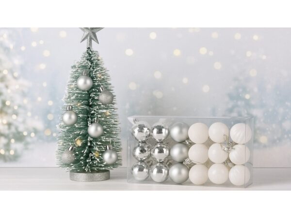 BOMBKI CHOINKOWE 6CM 36SZT