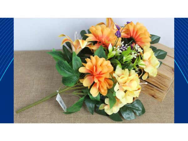 BUKIET MIESZANY HORTENSJA, LILIA, DALIA 55CM