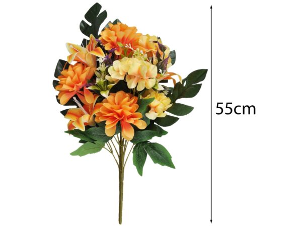 BUKIET MIESZANY HORTENSJA, LILIA, DALIA 55CM