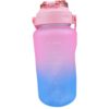 BUTELKA MOTYWACYJNA NA WODĘ BIDON 1,5L - różowo-niebieski