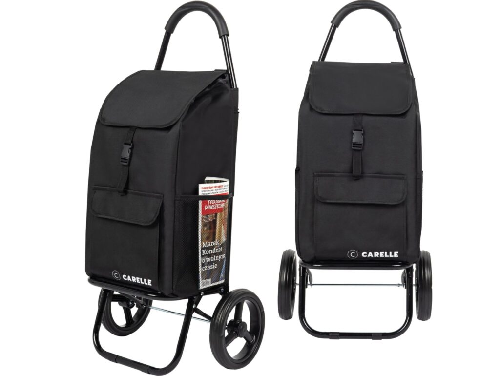 CARELLE TOSCA WÓZEK NA ZAKUPY CZARNY /TOSCA RS-2472 CZARNY 5905718021796