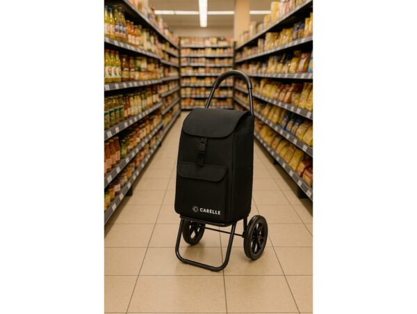 CARELLE TOSCA WÓZEK NA ZAKUPY CZARNY /TOSCA RS-2472 CZARNY 5905718021796