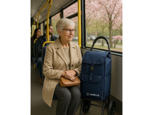 CARELLE TOSCA WÓZEK NA ZAKUPY GRANAT /TOSCA RS-2472 GRANAT 5905718021796