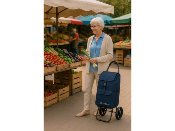 CARELLE TOSCA WÓZEK NA ZAKUPY GRANAT /TOSCA RS-2472 GRANAT 5905718021796