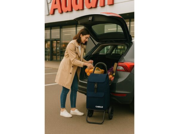 CARELLE TOSCA WÓZEK NA ZAKUPY GRANAT /TOSCA RS-2472 GRANAT 5905718021796