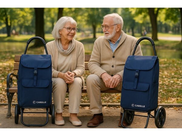 CARELLE TOSCA WÓZEK NA ZAKUPY GRANAT /TOSCA RS-2472 GRANAT 5905718021796