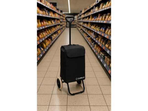 CARELLE TRAVEL WÓZEK NA ZAKUPY CZARNY /TRAVEL RS-2471 CZARNY 8427080082245