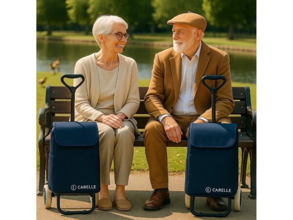 CARELLE TRAVEL WÓZEK NA ZAKUPY GRANAT /TRAVEL RS-2471 GRANAT 8427080082245