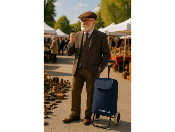 CARELLE TRAVEL WÓZEK NA ZAKUPY GRANAT /TRAVEL RS-2471 GRANAT 8427080082245