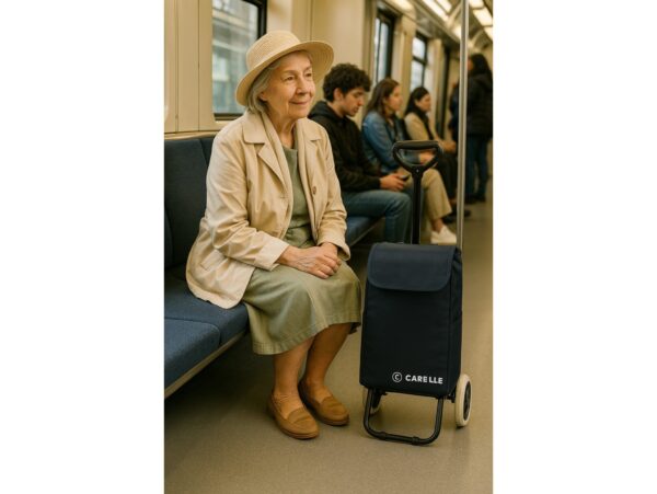 CARELLE TRAVEL WÓZEK NA ZAKUPY GRANAT /TRAVEL RS-2471 GRANAT 8427080082245