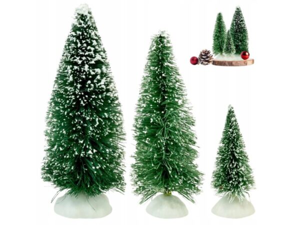 CHOINKI MINI ZESTAW 3SZT 12CM 9CM 6CM