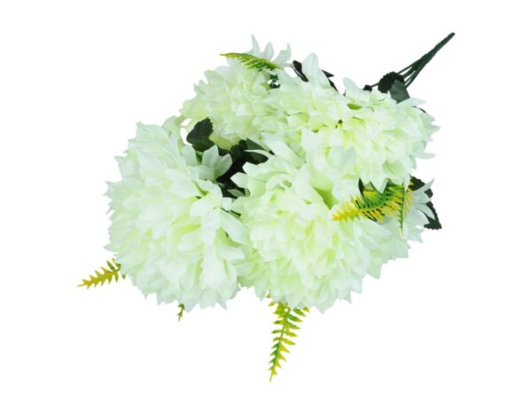 CHRYZANTEMA BUKIET 5 KWIATÓW 45cm - kremowy
