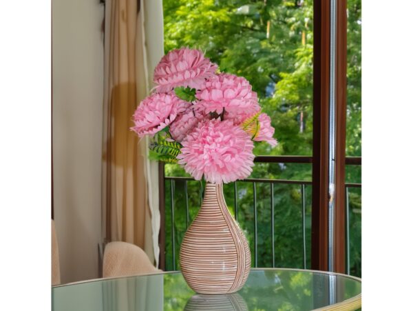 CHRYZANTEMA BUKIET 5 KWIATÓW 45cm - różowy