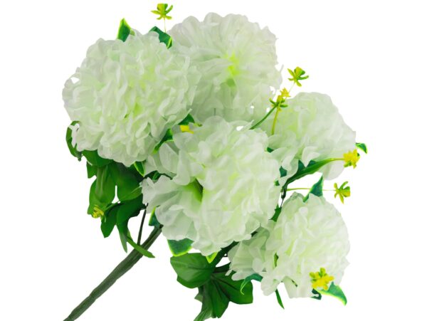 CHRYZANTEMA BUKIET 5 KWIATÓW 59cm - ecru