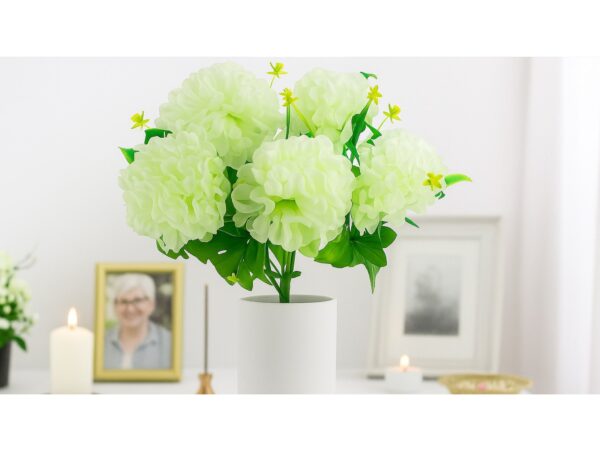 CHRYZANTEMA BUKIET 5 KWIATÓW 59cm - ecru