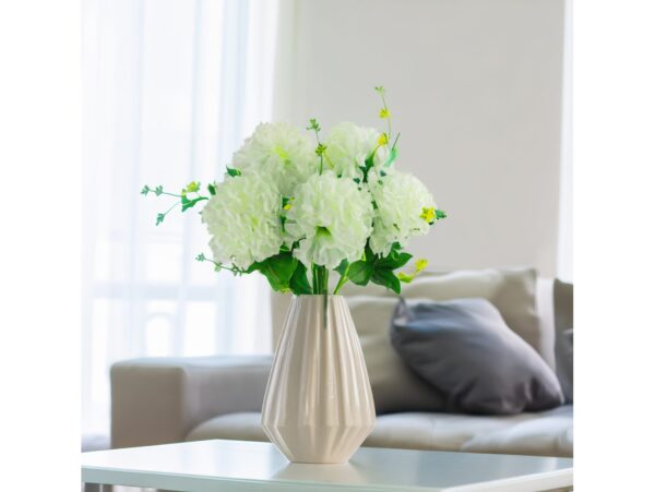 CHRYZANTEMA BUKIET 5 KWIATÓW 59cm - ecru