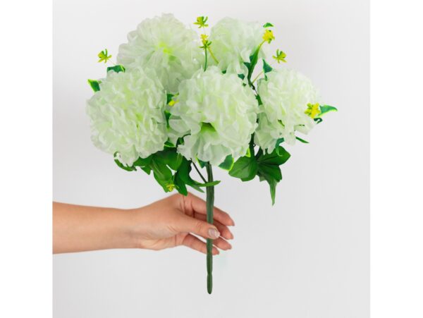 CHRYZANTEMA BUKIET 5 KWIATÓW 59cm - ecru
