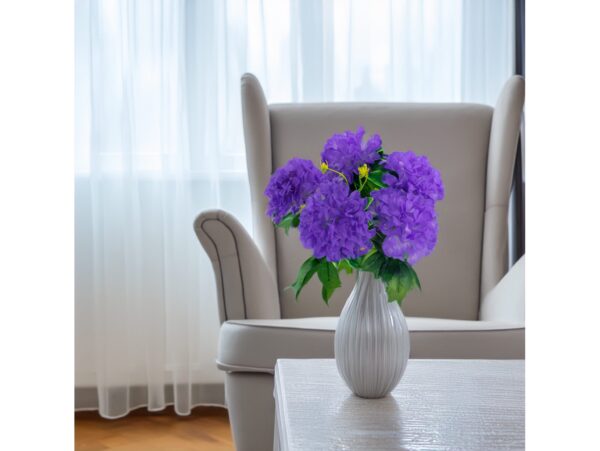 CHRYZANTEMA BUKIET 5 KWIATÓW 59cm - fioletowy