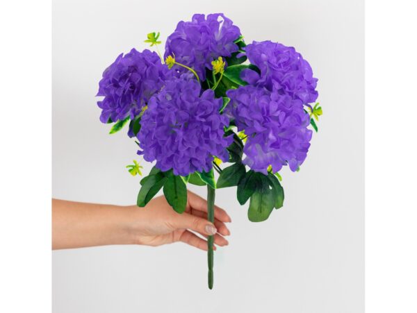 CHRYZANTEMA BUKIET 5 KWIATÓW 59cm - fioletowy