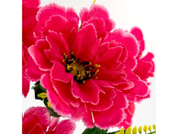 CHRYZANTEMA BUKIET 6 KWIATÓW 55cm - biało-różowy