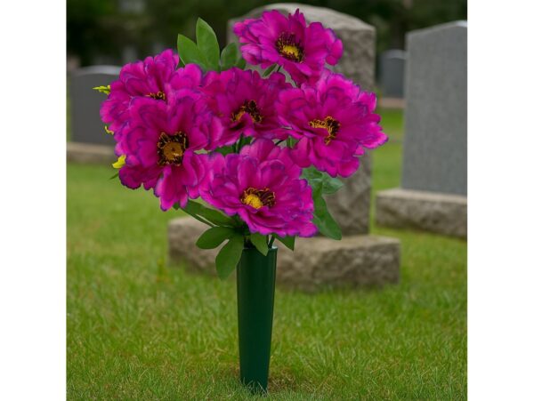 CHRYZANTEMA BUKIET 6 KWIATÓW 55cm - fioletowy