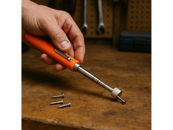 CHWYTAK TELESKOPOWY MAGNES - pomarańczowy