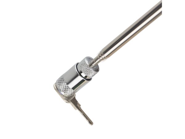 CHWYTAK TELESKOPOWY MAGNES Z LATARKĄ LED