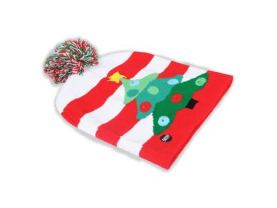 CZAPKA LED ŚWIĄTECZNA - wzór 2 choinka