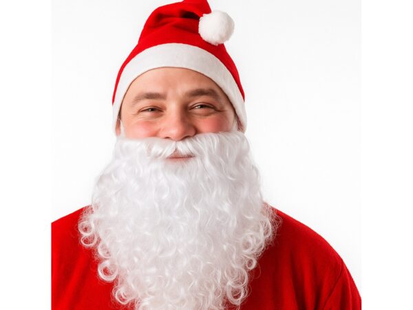 CZAPKA MIKOŁAJA Z BRODĄ