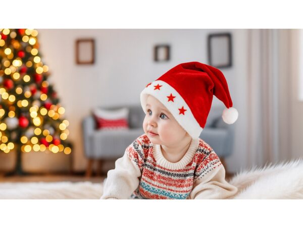 CZAPKA ŚWIĘTEGO MIKOŁAJA LED