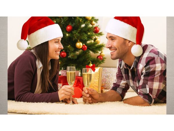 CZAPKA ŚWIĘTEGO MIKOŁAJA PLUSZOWA