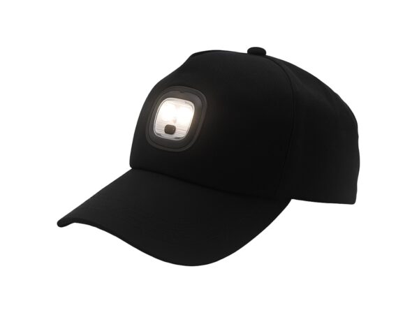 CZAPKA Z DASZKIEM Z OŚWIETLENIEM LED