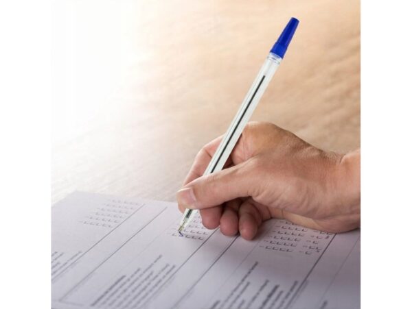 DŁUGOPISY TRADYCYJNE 10SZT - niebieski