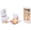 DOMEK DLA LALEK DREWNIANY MDF LED 78CM
