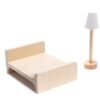 DOMEK DLA LALEK DREWNIANY MDF LED 78CM