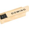 DOMINO 28 X DREWNIANE KLOCKI GRA RODZINNA PUDEŁKO