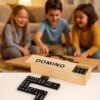 DOMINO 28 X DREWNIANE KLOCKI GRA RODZINNA PUDEŁKO