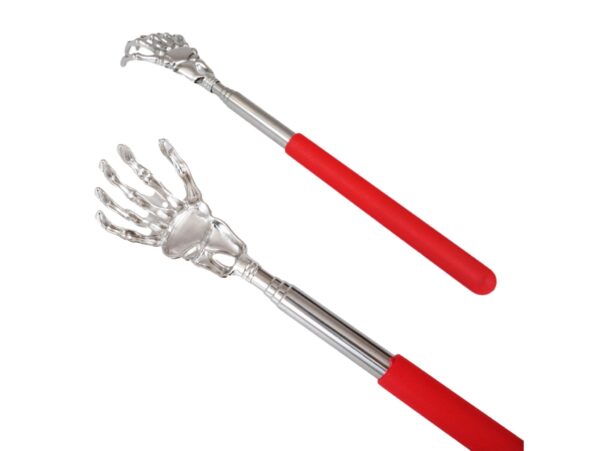 DRAPACZKA DO PLECÓW SKŁADANA TRUPIA RĄCZKA - czerwony