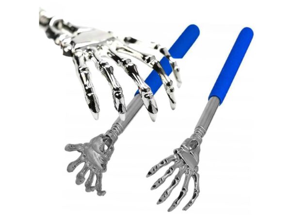 DRAPACZKA DO PLECÓW SKŁADANA TRUPIA RĄCZKA - niebieski