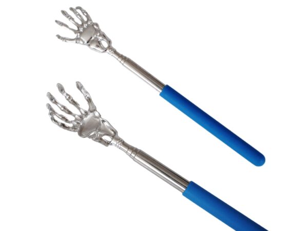 DRAPACZKA DO PLECÓW SKŁADANA TRUPIA RĄCZKA - niebieski