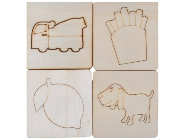 DREWNIANE SZABLONY ARKUSZE DO RYSOWANIA 20SZT