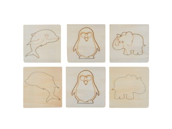 DREWNIANE SZABLONY ARKUSZE DO RYSOWANIA 20SZT