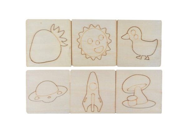 DREWNIANE SZABLONY ARKUSZE DO RYSOWANIA 20SZT