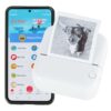 DRUKARKA MINI TERMICZNA DO ZDJĘĆ NOTATEK BLUETOOTH