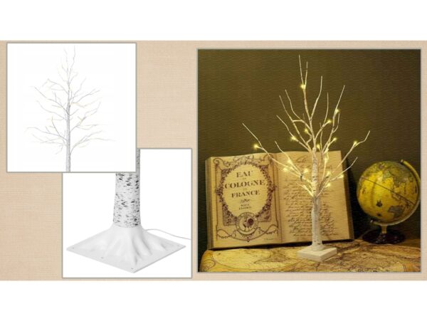 DRZEWKO LED ŚWIĄTECZNE BRZOZA 60x10CM